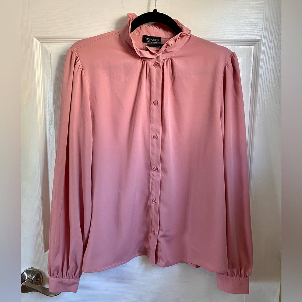 TopShop romantic blouse